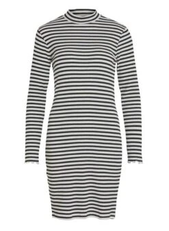 Robe Vila Vithessa High Cou Noire Pour Femme -Jolie Boutique gallery M159900 4