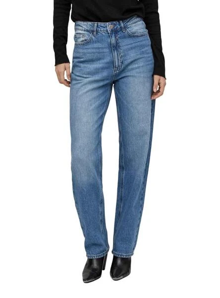 Pantalon Jeans Vila Vikelly Sait Bleu Pour Femme 1 Pantalon Jeans Vila Vikelly Sait Bleu Pour Femme