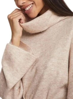 Robe Vila Vivimalina Long Beige Pour Femme -Jolie Boutique gallery M159958 4