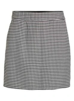 Jupe Vila Vidéo Blanc Et Noire Pour Femme