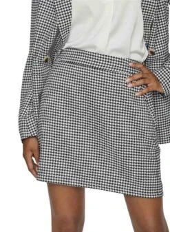 Jupe Vila Vidéo Blanc Et Noire Pour Femme -Jolie Boutique gallery M159968 3