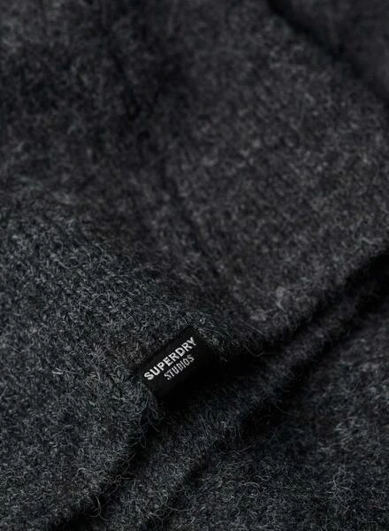 Robe Superdry V Neck Knit Gris Pour Femme 4 Robe Superdry V Neck Knit Gris Pour Femme – Image 4