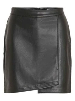 Jupe Vila Vidagmar Similicuir Noire Pour Femme -Jolie Boutique gallery M160284 4