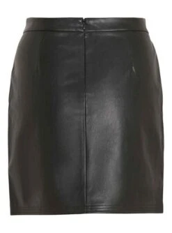 Jupe Vila Vidagmar Similicuir Noire Pour Femme -Jolie Boutique gallery M160284 5