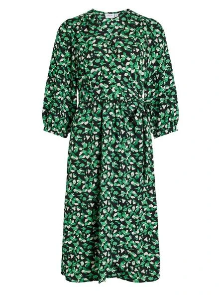 Robe Vila Vimeda Vert Pour Femme 1 Robe Vila Vimeda Vert Pour Femme