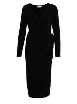 Robe Vila Vicomfy Noire Pour Femme -Jolie Boutique gallery M160382 5