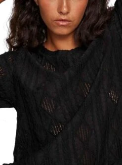 T-Shirt Vila Visindy Noire Pour Femme -Jolie Boutique gallery M160638 3