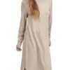 Robe Vila Viril Crew Neck Beige Pour Femme
