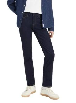 Pantalon Jeans Levis 712 High Slim Bleu Marine Femme -Jolie Boutique gallery M160704 6