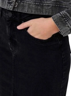 Jupe ONLY Bianca Midi Noir Pour Femme -Jolie Boutique gallery M161136 3