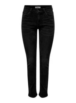 Pantalon Jeans Only Sui Slim Noire Pour Femme -Jolie Boutique gallery M161276 5
