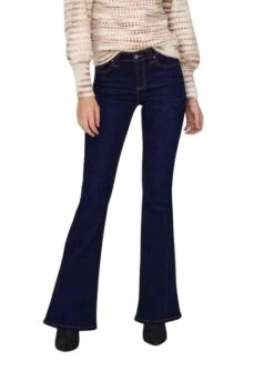 Pantalon Jeans Only Reese Retro Évasé Femme