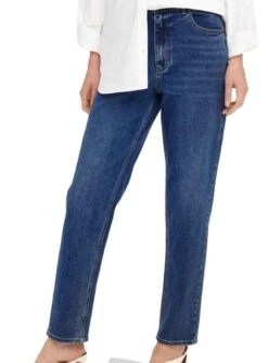 Pantalon Only Robbie Mom Longer Bleu Pour Femme -Jolie Boutique gallery M161882 4