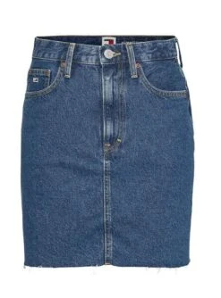 Jupe Denim Tommy Jeans Mom Denim Bleu Femme -Jolie Boutique gallery M162133 1