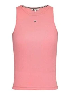 T-shirt Tommy Jeans Essential Rose Pour Femme