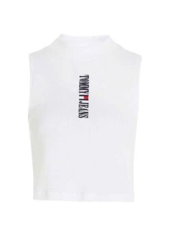 Top Tommy Jeans Archive Blanc Pour Femme -Jolie Boutique gallery M162167 4