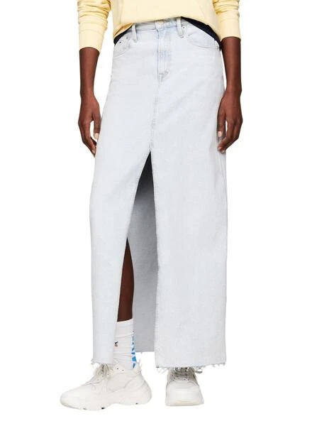 Jupe Tommy Jeans Claire High Maxi Denim Pour Femme 1 Jupe Tommy Jeans Claire High Maxi Denim Pour Femme