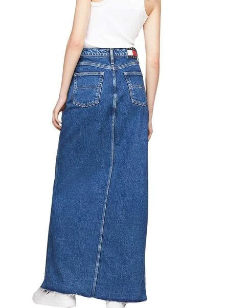Jupe Tommy Jeans Claire High Maxi Denim Femme 2 Jupe Tommy Jeans Claire High Maxi Denim Femme – Image 2