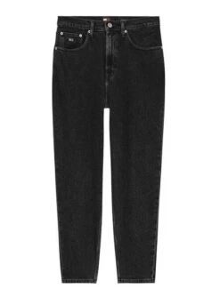 Pantalon Tommy Jeans Mom Slim Noire Pour Femme