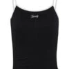 Maillot Tommy Jeans Slim Script Binding Noir Pour Femme