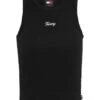 Camiseta Tommy Jeans Tank Noir Pour Femme