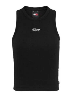 Camiseta Tommy Jeans Tank Noir Pour Femme