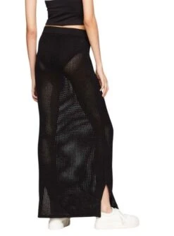 Jupe Maxi Noire Tommy Jeans Pour Femme -Jolie Boutique gallery M162189 4