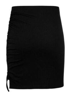 Jupe Tommy Jeans Gathering Rib Mini Noir Pour Femme -Jolie Boutique gallery M162202 DZztQjIw