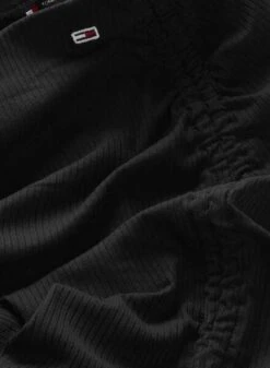 Jupe Tommy Jeans Gathering Rib Mini Noir Pour Femme -Jolie Boutique gallery M162202 zmu7yNcN