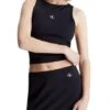 Top Calvin Klein Archival Milano Noir Pour Femme