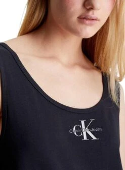 Robe Calvin Klein Monologue Loose Noir Femme -Jolie Boutique gallery M162484 3