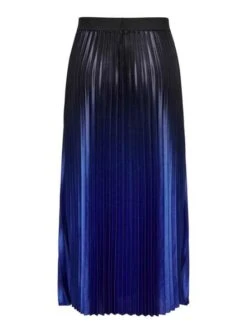 Jupe Only Magic Plissée Bleu Et Noire Pour Femme -Jolie Boutique gallery M162615 3
