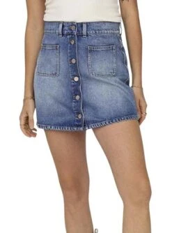 Jupe Only Heather Bleue Pour Femme