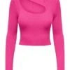 Top Only Meddi Peek A Boo Rosa Pour Femme