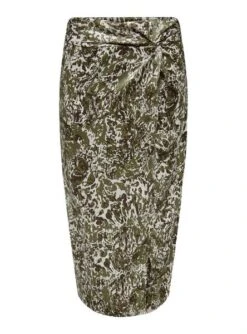 Jupe Only Saule Midi Vert Pour Femme -Jolie Boutique gallery M162657 1