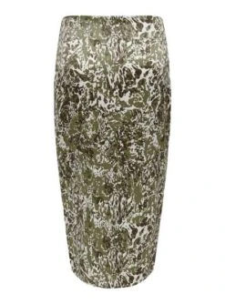 Jupe Only Saule Midi Vert Pour Femme -Jolie Boutique gallery M162657 2