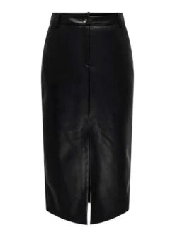 Jupe Only Heidi Similicuir Noire Pour Femme