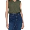 Top Only Jette Vert Pour Femme