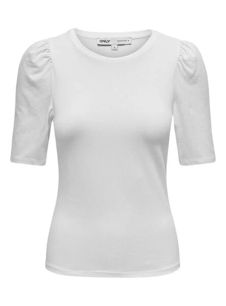 Maillot Only Live Love 2/4 Pufftop Blanc Femme 5 Maillot Only Live Love 2/4 Pufftop Blanc Femme – Image 5