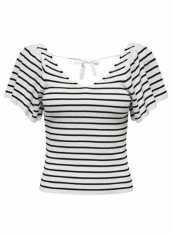 T-shirt Only Leelo Blanc Pour Femme -Jolie Boutique gallery M162938 zZBTQAIs