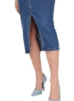 Jupe Only Siri Denim Foncé Pour Femme -Jolie Boutique gallery M162959 3