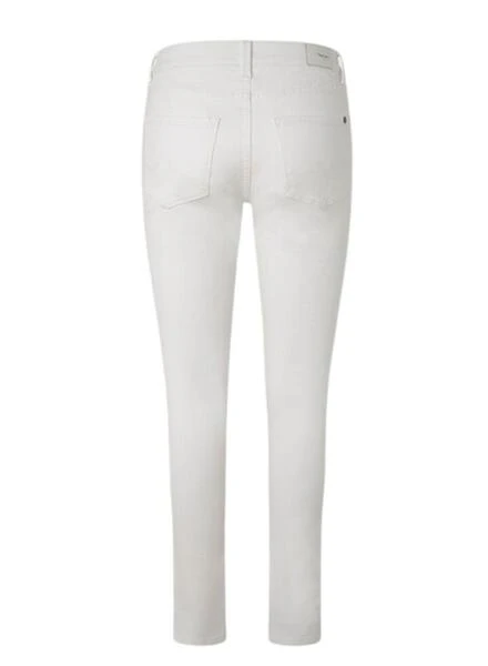 Jean Pepe Jeans Skinny Blanc Pour Femme 3 Jean Pepe Jeans Skinny Blanc Pour Femme – Image 3