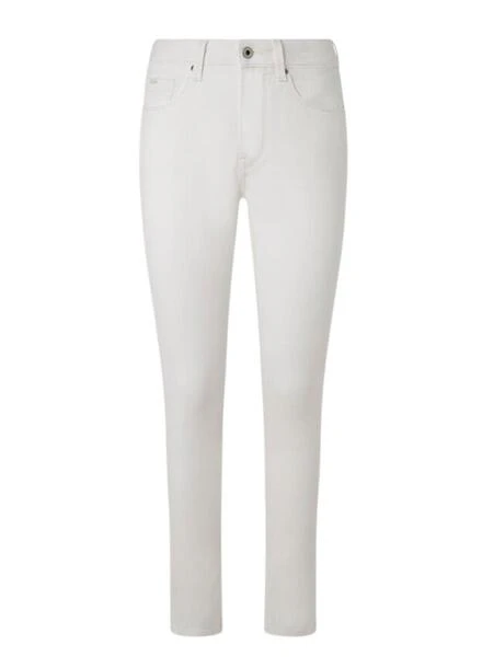 Jean Pepe Jeans Skinny Blanc Pour Femme 4 Jean Pepe Jeans Skinny Blanc Pour Femme – Image 4