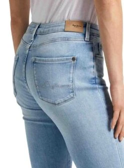 Jean Ajusté Bleu Femme Pepe Jeans -Jolie Boutique gallery M163101 4