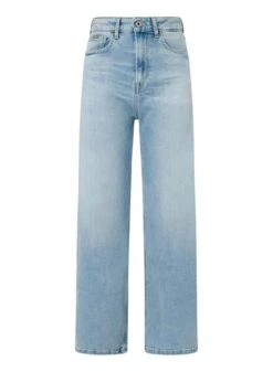 Jean Large Jambe Pepe Jeans En Denim Clair -Jolie Boutique gallery M163103 4