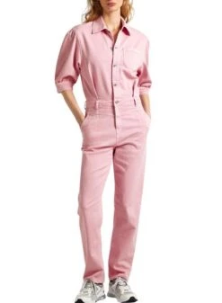 Overall Pepe Jeans Felicia Denim Rose Pour Femme -Jolie Boutique gallery M163121 3
