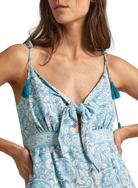 Singe Pepe Jeans Matilde Bleu Pour Femme 4 Singe Pepe Jeans Matilde Bleu Pour Femme – Image 4