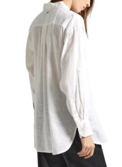 Chemise Pepe Jeans Philly Blanc Pour Femme -Jolie Boutique gallery M163128 2