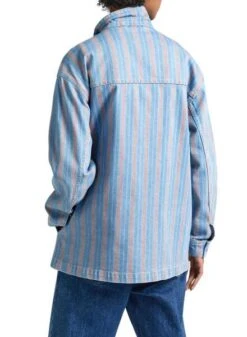 Chemise Pepe Jeans River Bleu Pour Femme -Jolie Boutique gallery M163137 BIIR7ztX