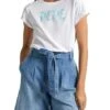 Camiseta Pepe Jeans Janet Blanche Pour Femme